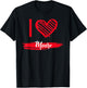I Love MOORE I Heart MOORE T-Shirt - T-Shirt | Black