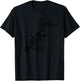 Hoopoe Bird in Tree for Birders T-Shirt - T-Shirt | Black