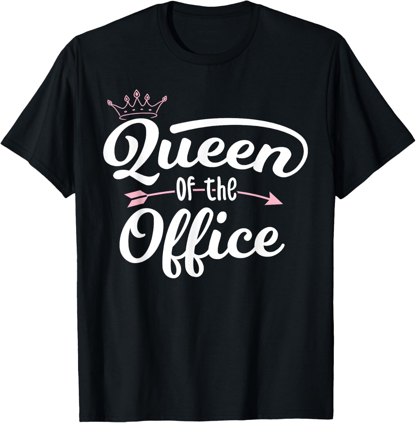 Queen Of The Office - Teacher School Office Secretary T-Shirt - T-Shirt | Black