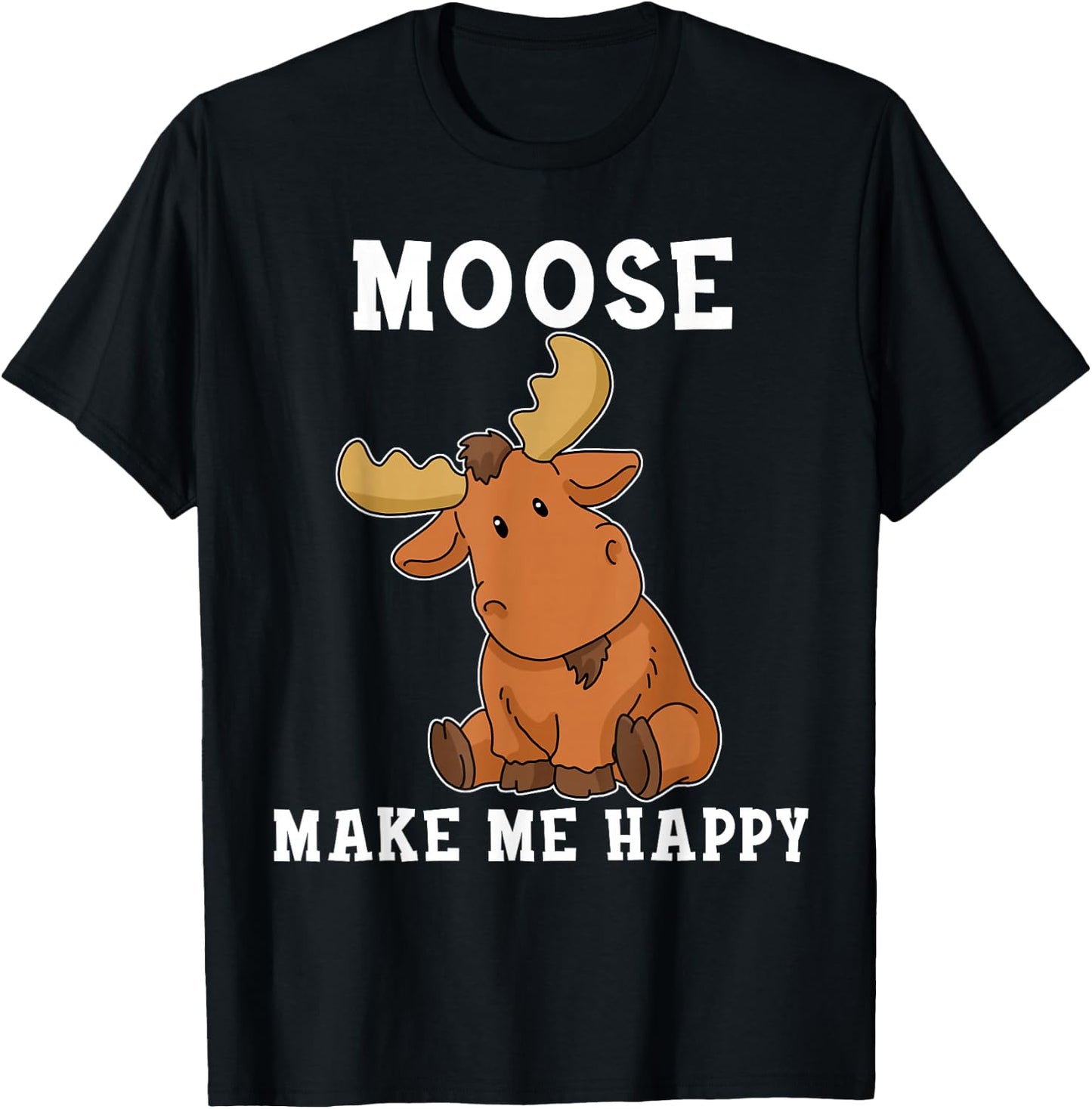 Moose Women's Gift Kids & Baby T-Shirt - T-Shirt | Black