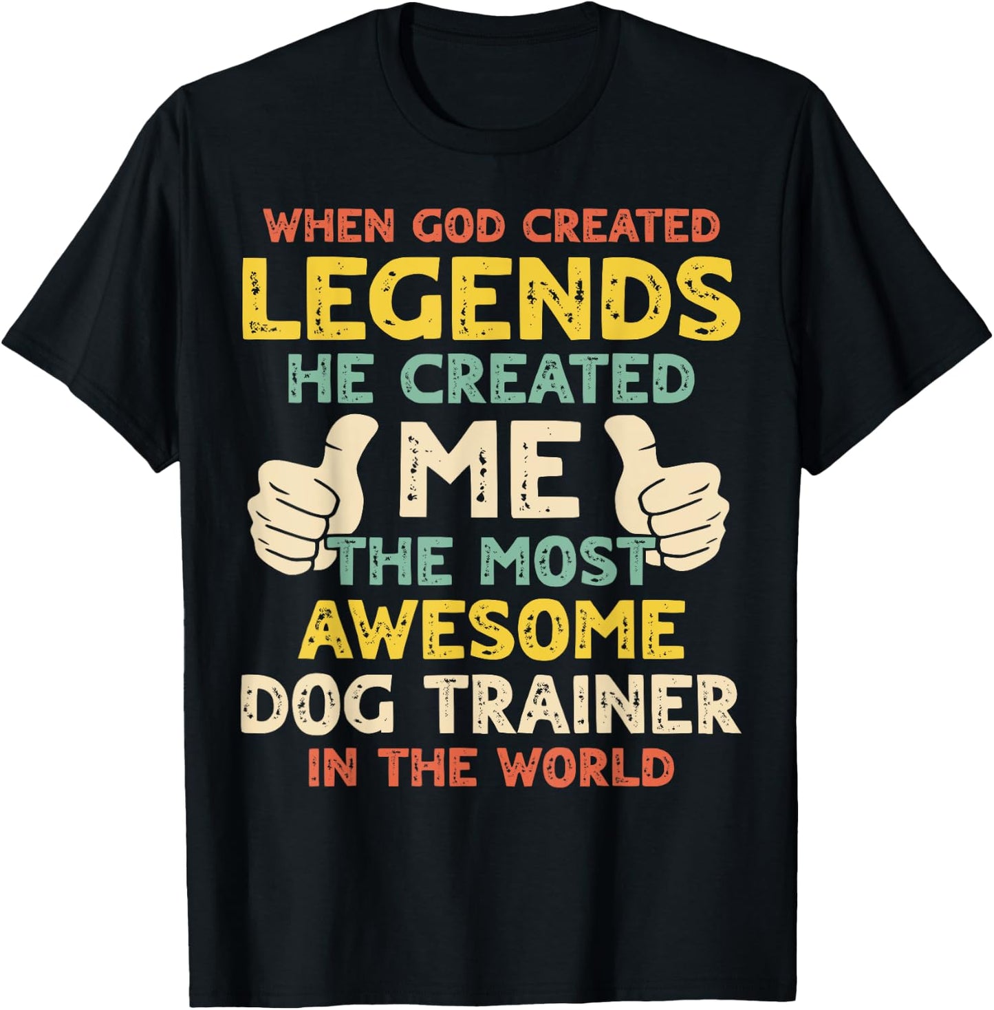 Dog Trainer Legend T-Shirt - T-Shirt | Black
