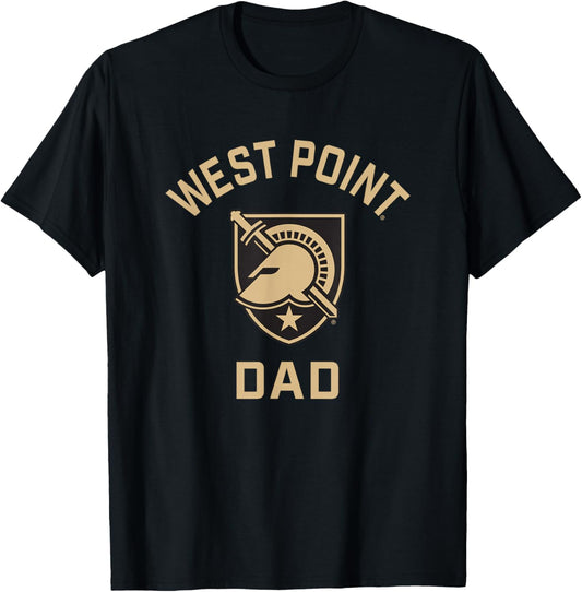 Army West Point Black Knights Arched Dad T-Shirt - T-Shirt | Black