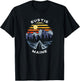 Eustis Maine Mountains Vacation Camping Souvenir T-Shirt - T-Shirt | Black