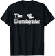 The Cinematographer Funny Film Making Movie Distressed Gift T-Shirt - T-Shirt | Black