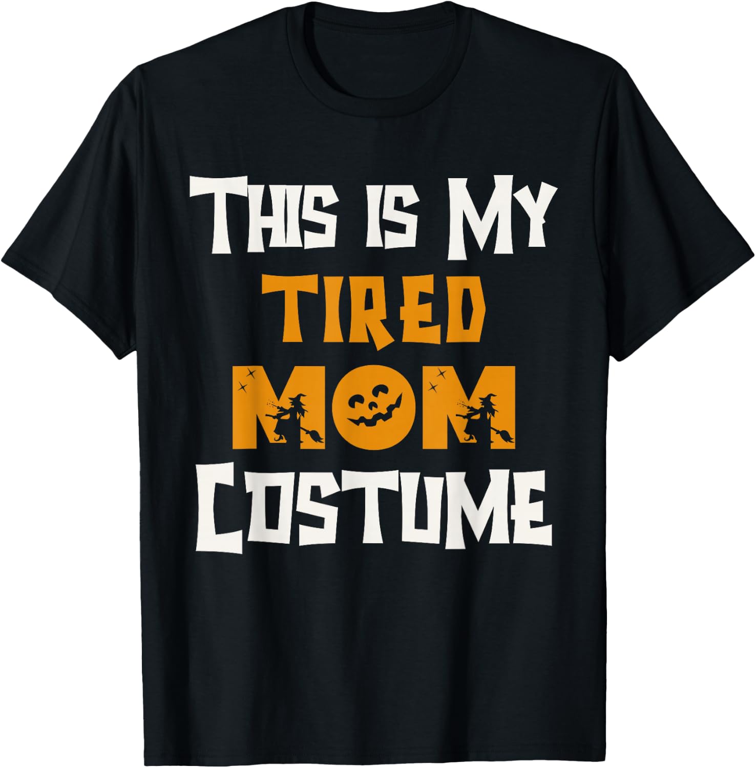 This Is My Tired Mom Costume Halloween Costumes Lazy Funny T-Shirt - T-Shirt | Black