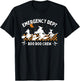 Boo Boo Crew Emergency Dept Halloween Retro ER Crew Apparel T-Shirt - T-Shirt | Black