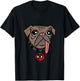 Marvel Studios Deadpool & Wolverine Dogpool Toony Big Head T-Shirt - T-Shirt | Black