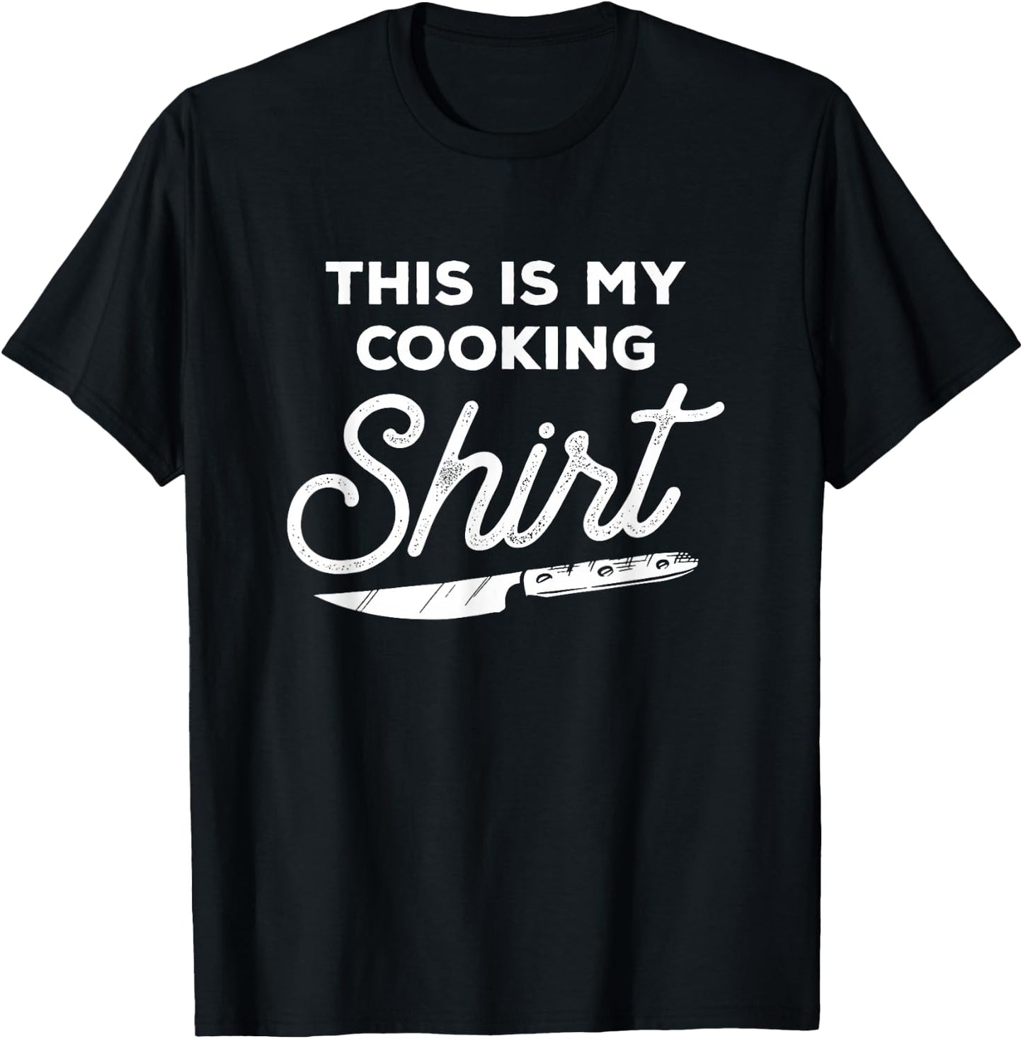 This Is My Cooking Shirt Culinary Cooking Gift For Chef T-Shirt - T-Shirt | Black