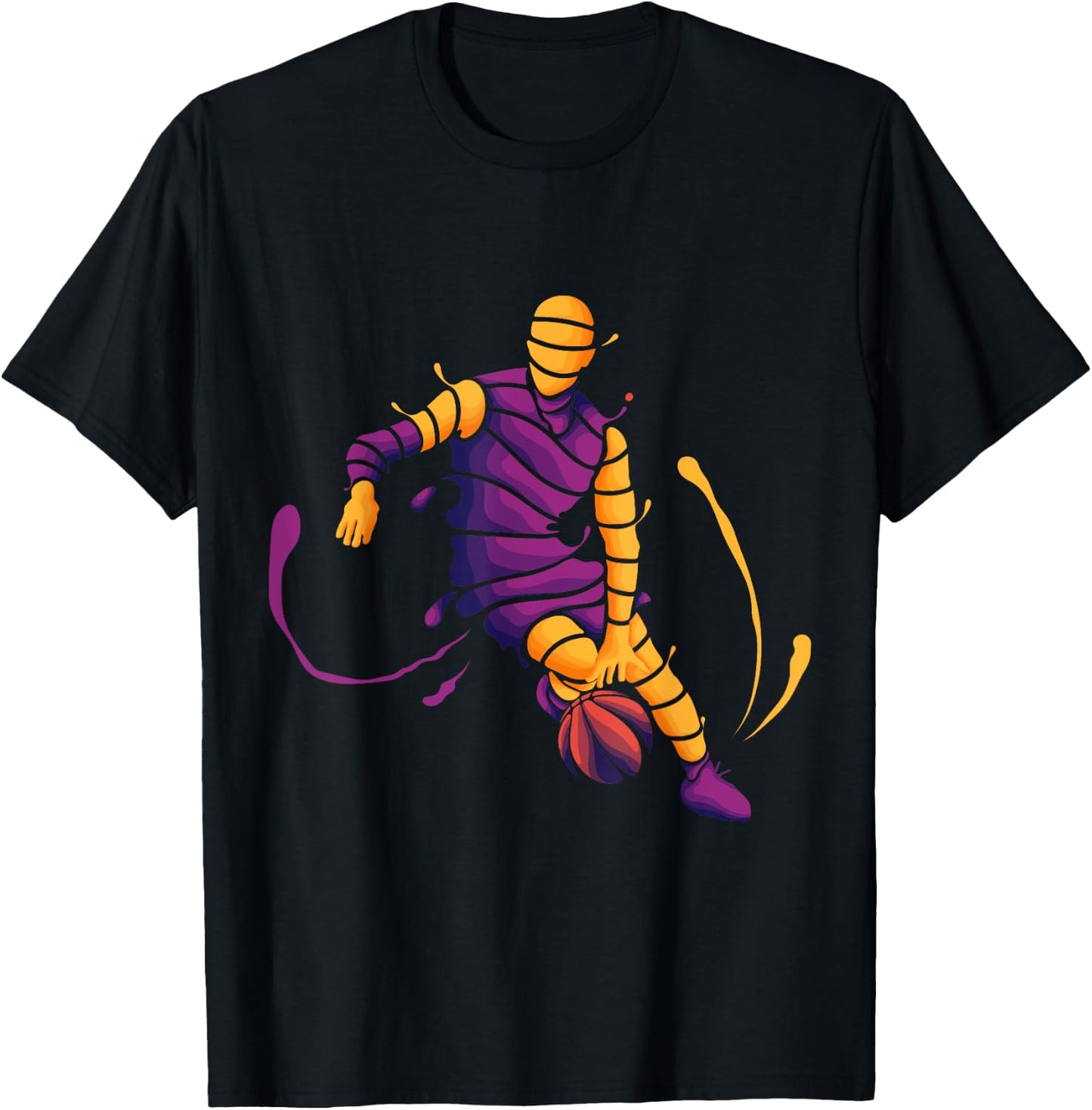 The Legend Basketball Dribble For The Basketball Lovers T-Shirt - T-Shirt | Black