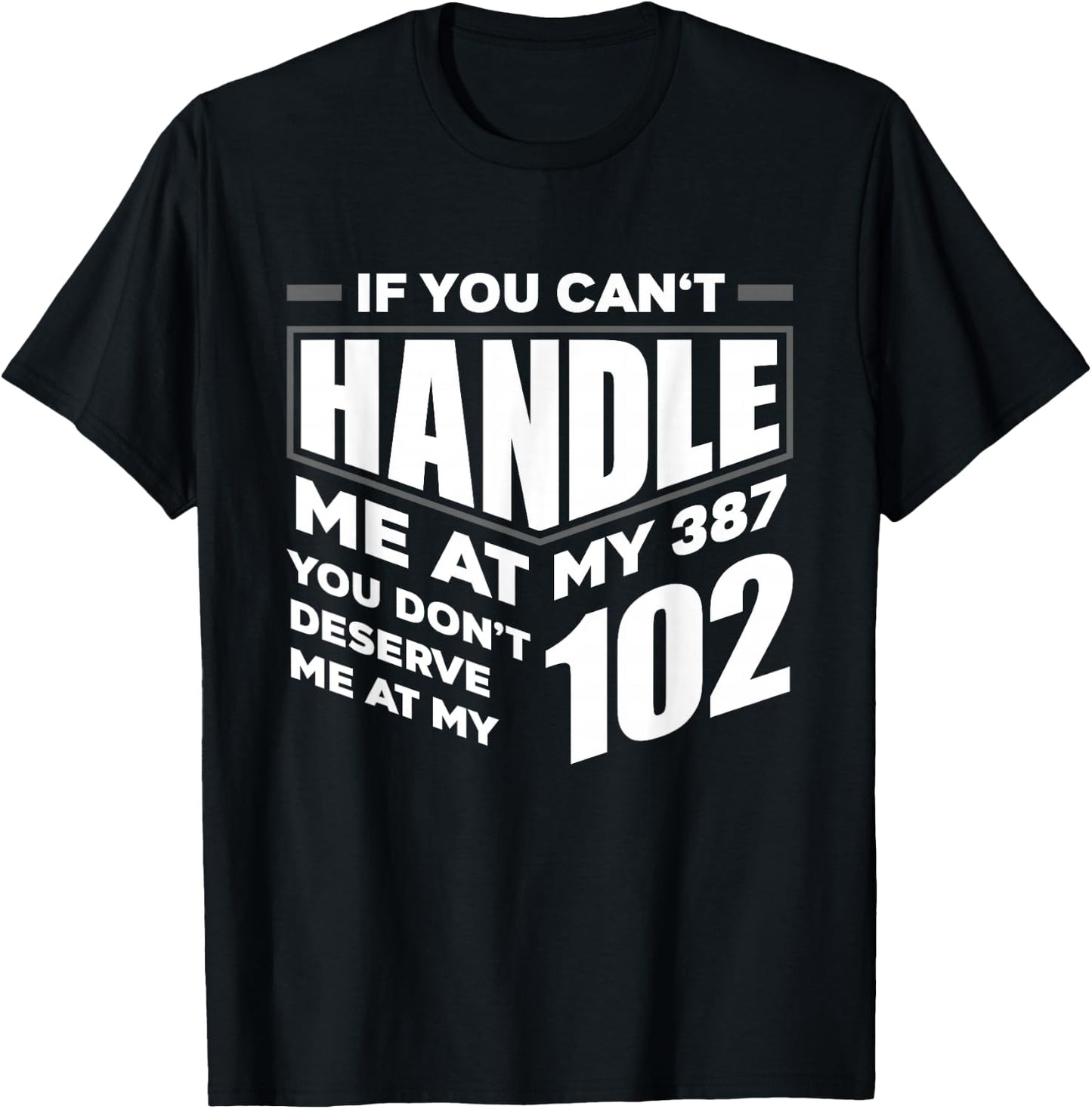 Funny If You Can't Handle Me Diabetic Type 1 Diabetes T1D T-Shirt - T-Shirt | Black