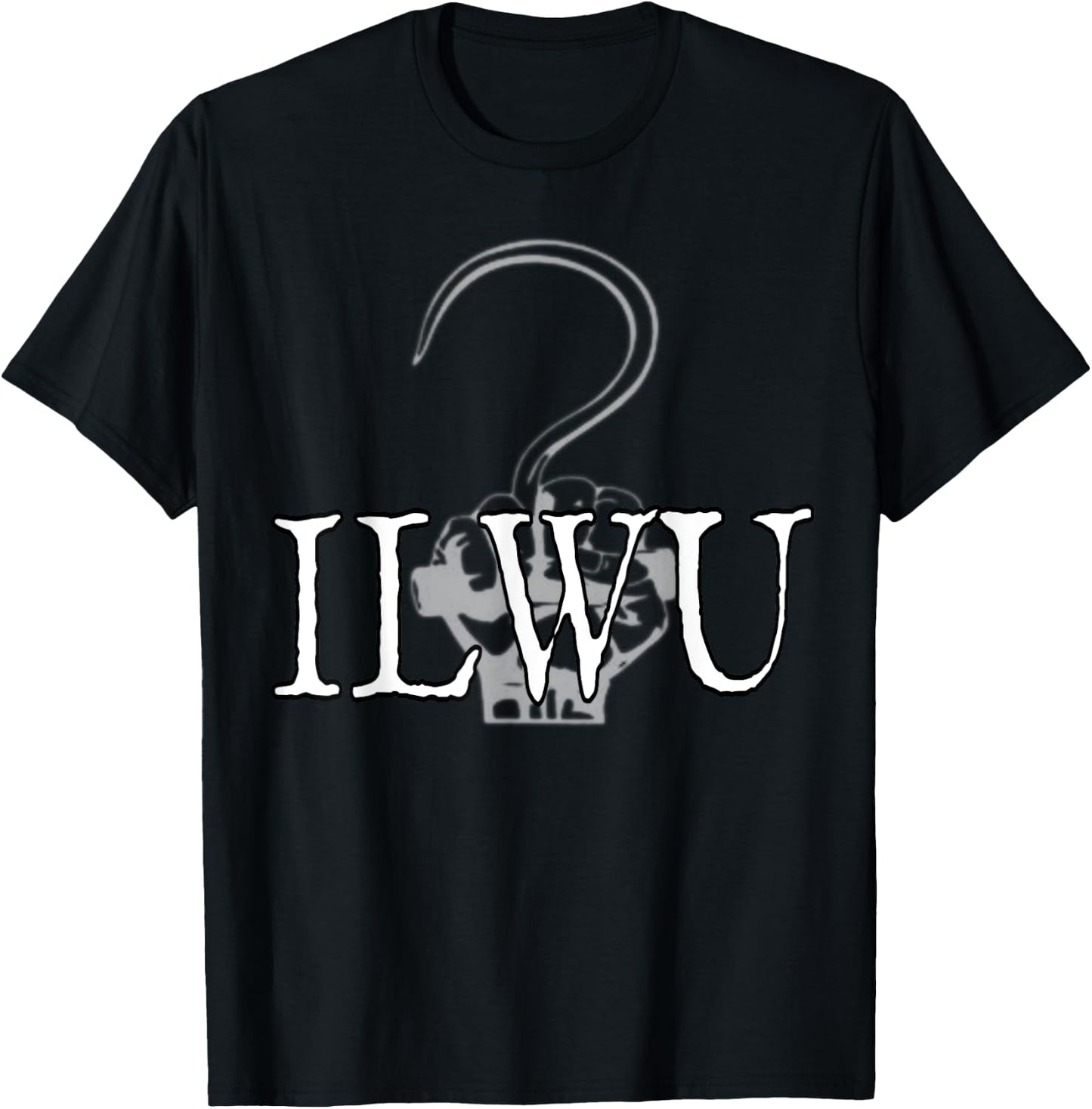 Ilwu Longshore Cargo Hook T-Shirt - T-Shirt | Black