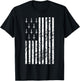 Upside Down Cross Occult Symbol Satanic American Flag T-Shirt - T-Shirt | Black