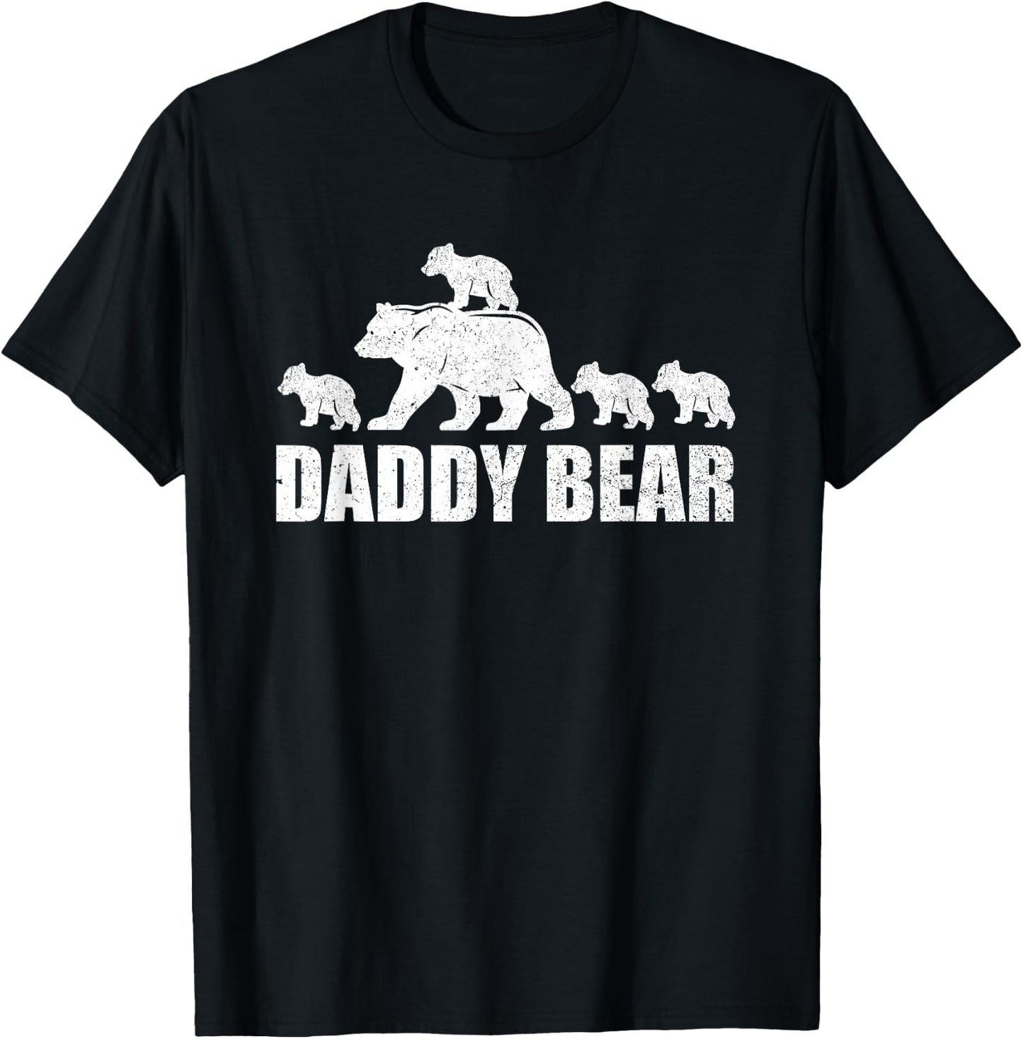 Daddy Bear 4 Cubs Shirt Daddy Bear 4 Kids Dad 4 Kids T-Shirt - T-Shirt | Black