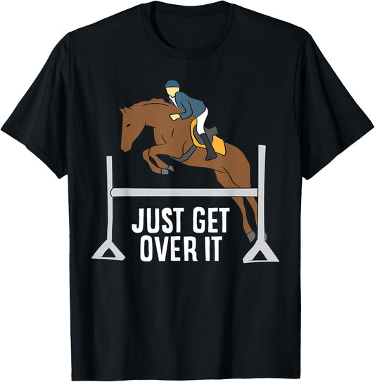 Hunter Jumper Horse Equestrian Love Horses T-Shirt - T-Shirt | Black