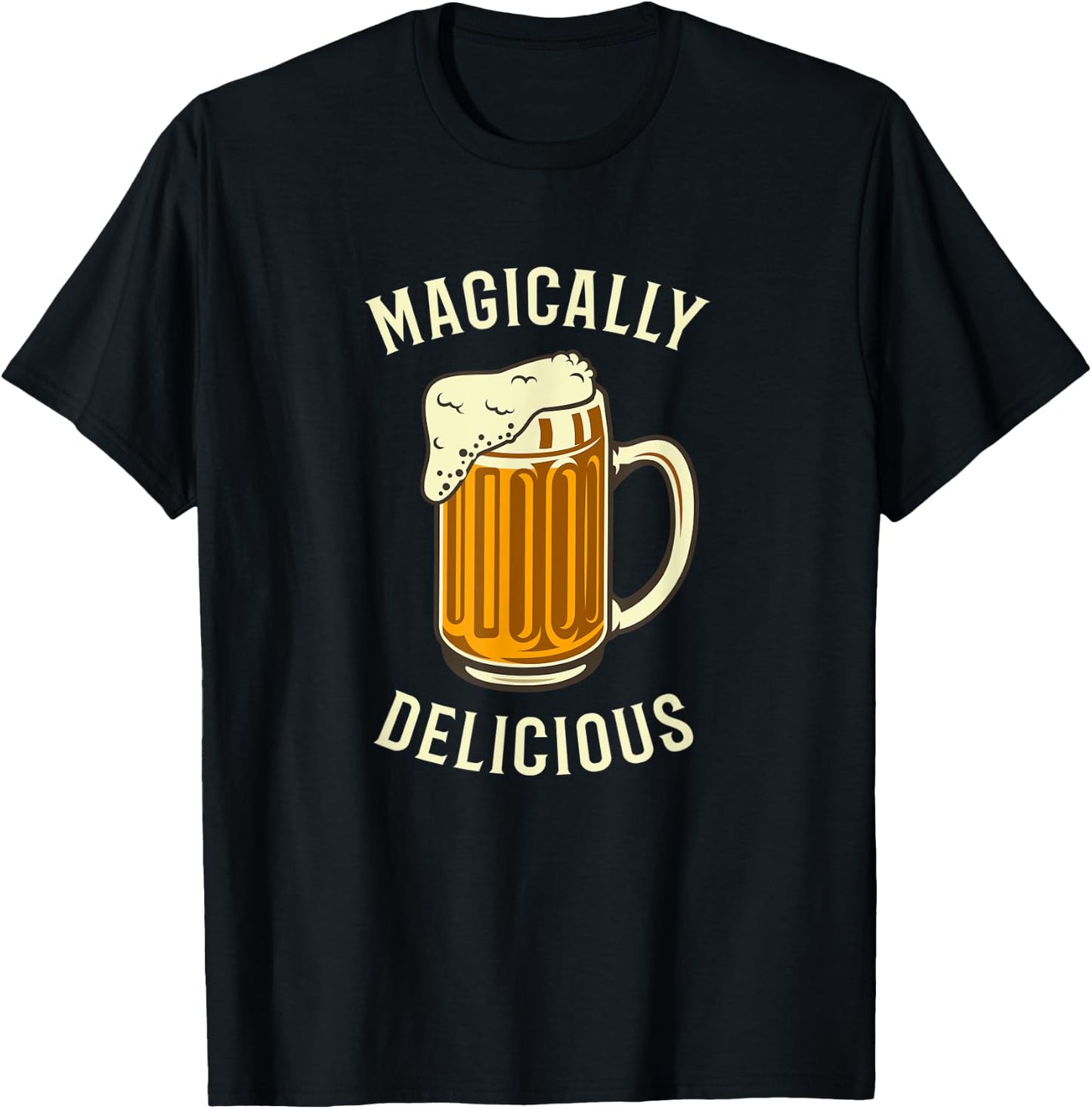 Green Beer Shirt, Magically Delicious St Patricks Day Shirt T-Shirt - T-Shirt | Black