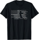 American Flag Baseball Apparel - Baseball T-Shirt - T-Shirt | Black