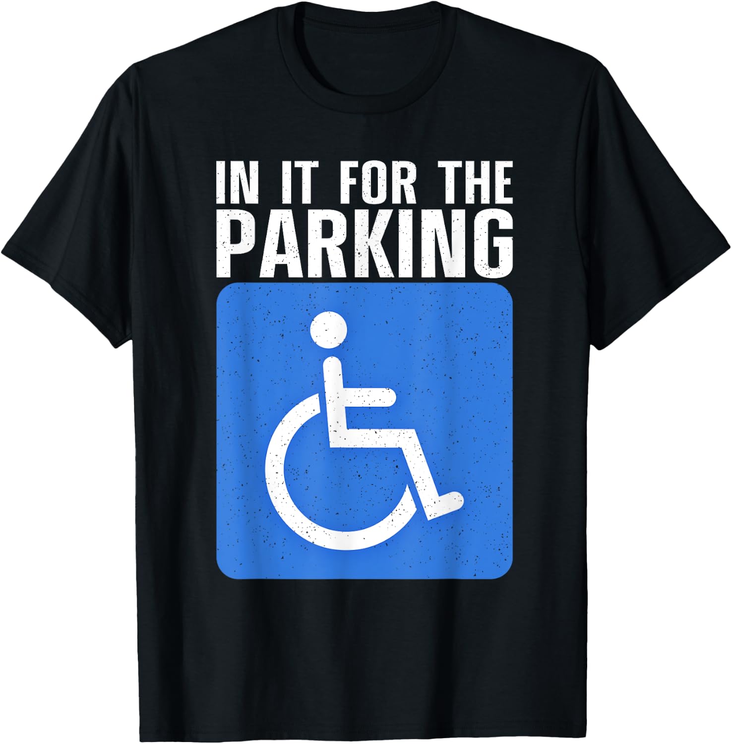 Funny Wheelchair Design Women Disability Handicapped T-Shirt - T-Shirt | Black