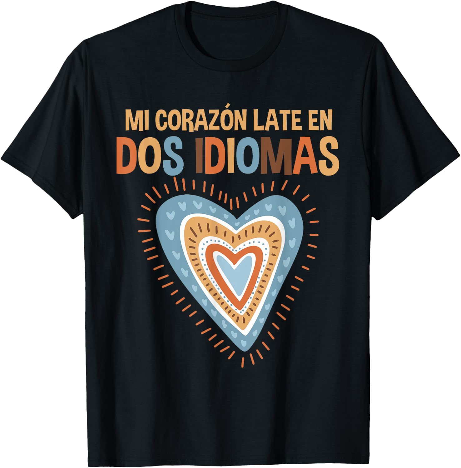 Spanish Teacher Hispanic Teacher Bilingual Teacher Men Women Girls Kids T-Shirt - T-Shirt | Black