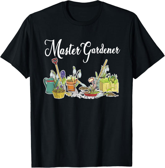 Master Gardener Gardening T-Shirt - T-Shirt | Black