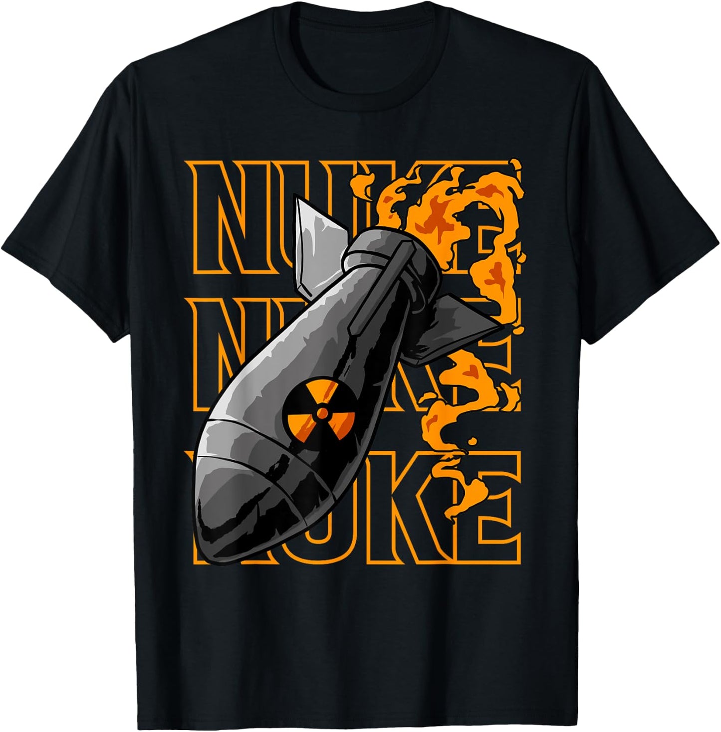 Atomic Bomb Nuclear Mushroom Fission Physicists Gift T-Shirt - T-Shirt | Black