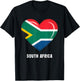 South African Flag Jersey | South Africa T-Shirt - T-Shirt | Black