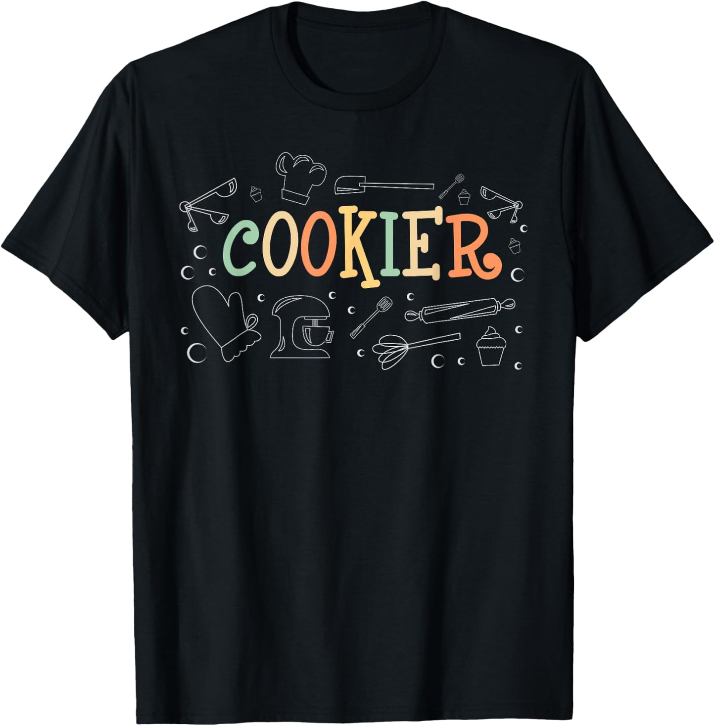 Cookie Decorating for a Cooking Lover Baker T-Shirt - T-Shirt | Black