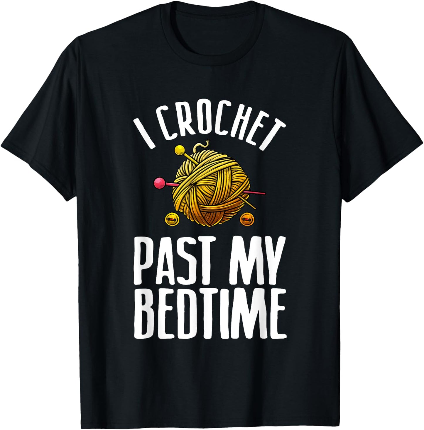 Funny Crochet Gift Crocheter Cool Quilting Crocheting Small T-Shirt - T-Shirt | Black