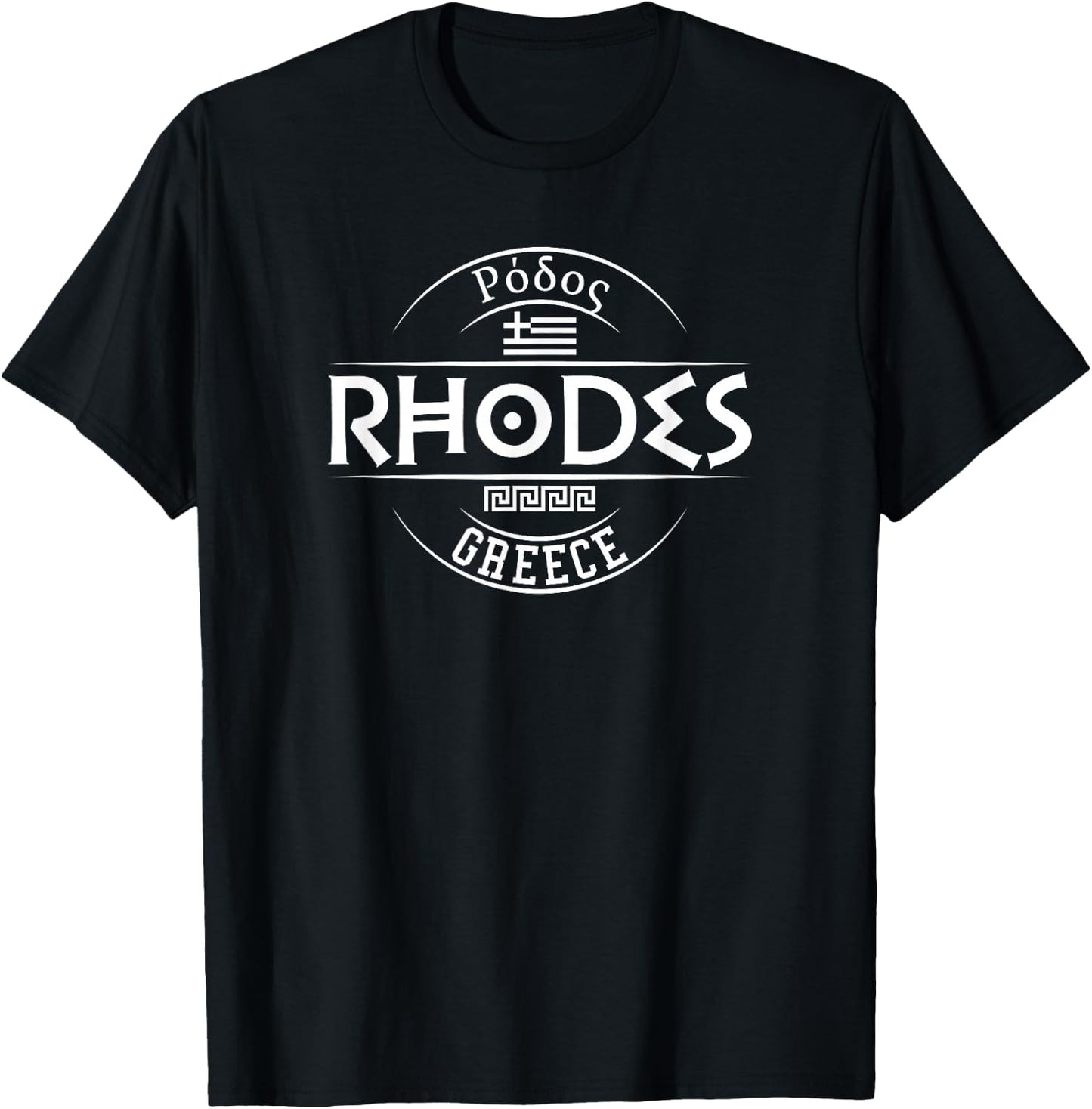 Rhodes Greece T-Shirt - T-Shirt | Black