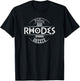 Rhodes Greece T-Shirt - T-Shirt | Black