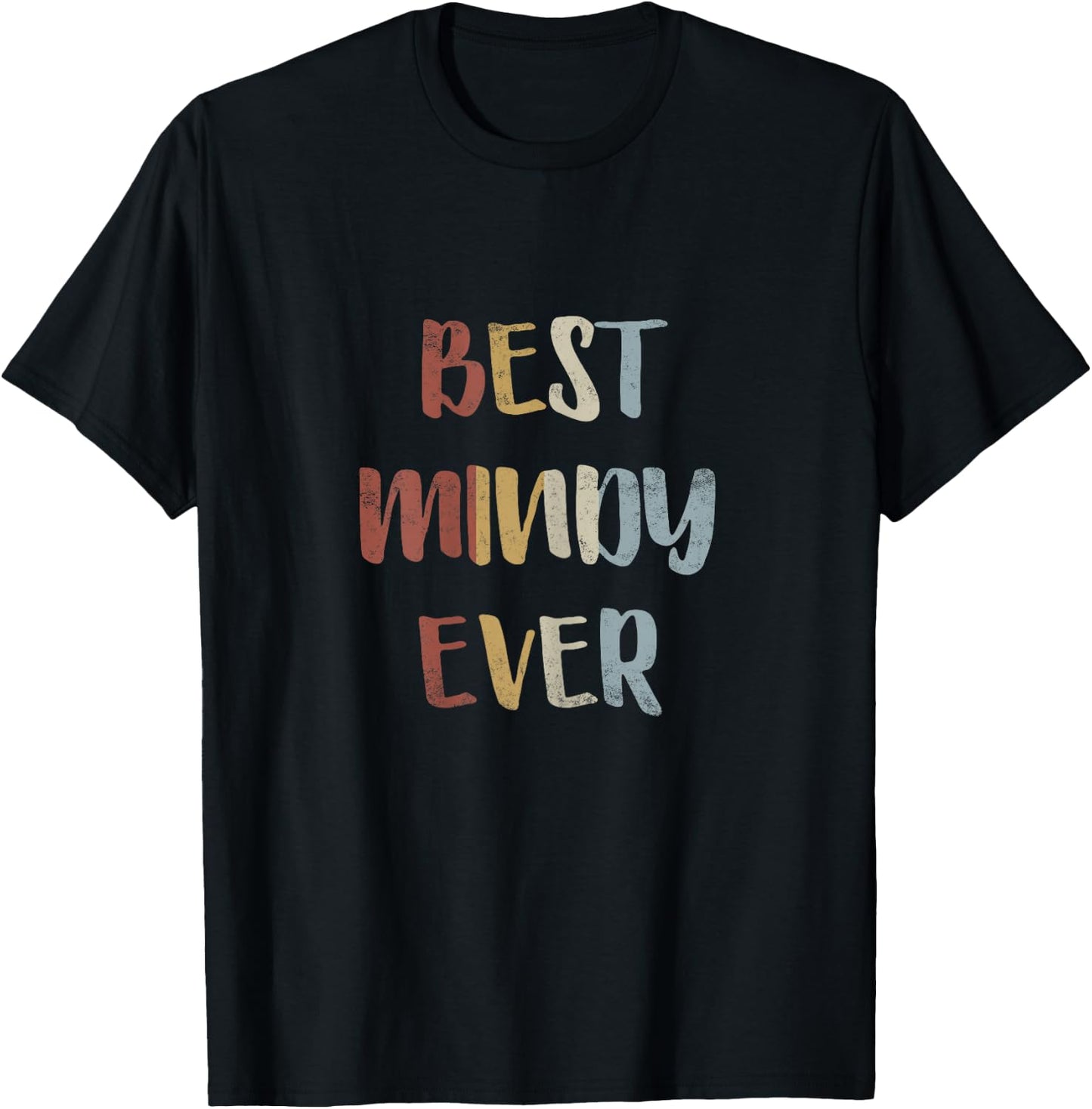Best Mindy Ever Retro Vintage First Name Gift T-Shirt - T-Shirt | Black