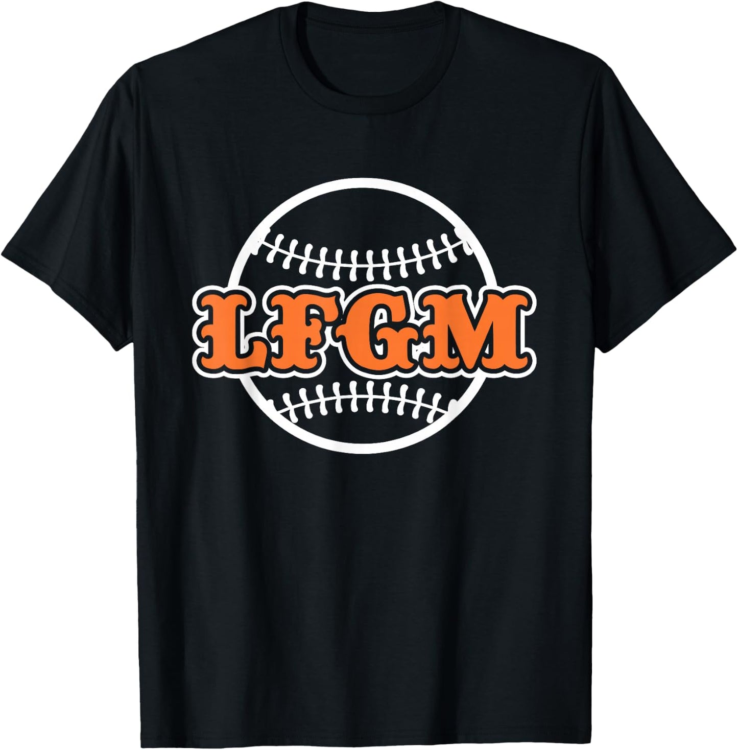 Baseball LFGM T-Shirt - T-Shirt | Black