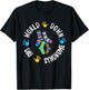 World Down Syndrome Day Awareness Socks Down Right Kids Gift T-Shirt - T-Shirt | Black
