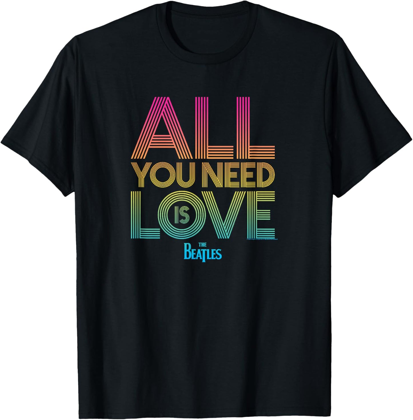 The Beatles All You Need Is Love T-Shirt - T-Shirt | Black