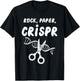 Rock Paper Scissors Crispr Gene Edit Scientist Biology T-Shirt - T-Shirt | Black