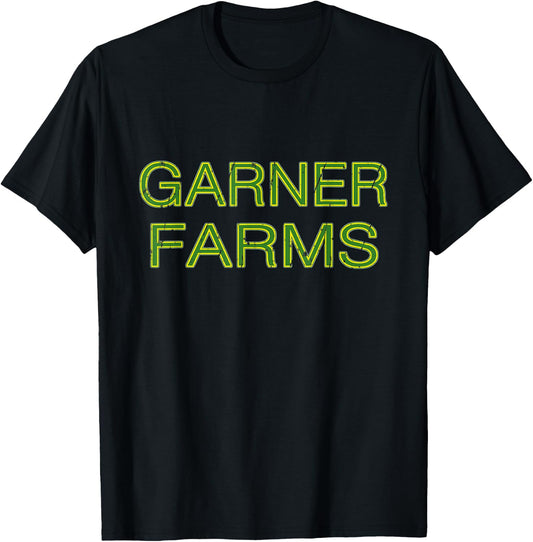GARNER Farms Squad Family Reunion Last Name Team T-Shirt - T-Shirt | Black