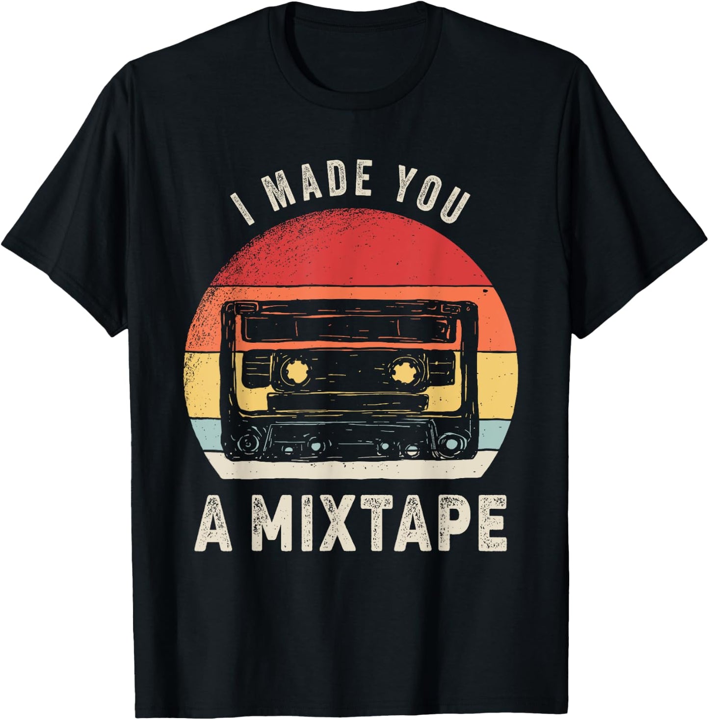 Catch Some Rays Vintage Retro Mixtape 80s 90s T-Shirt - T-Shirt | Black