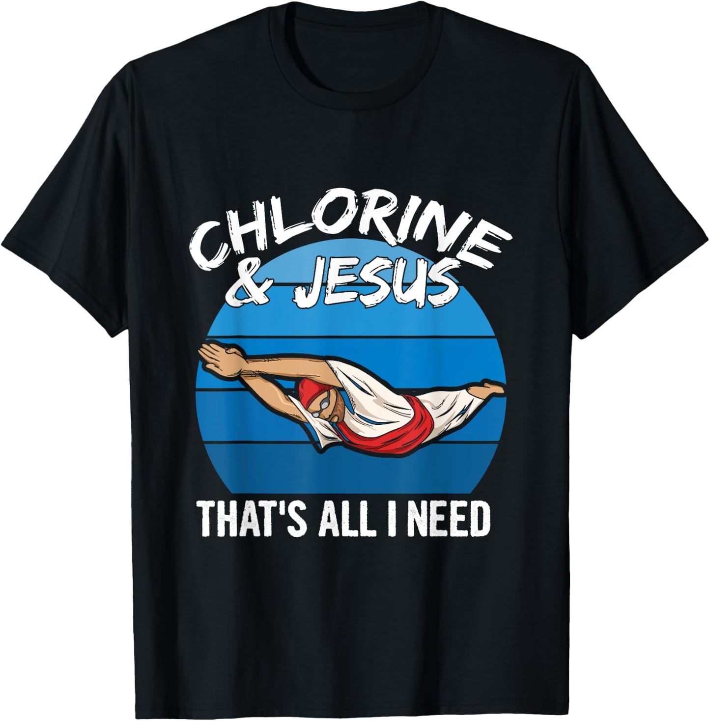 Swim Team Quote for a Swim Team Member T-Shirt - T-Shirt | Black