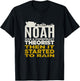 Noah Was A Conspiracy Theorist Bible Christian Faith T-Shirt - T-Shirt | Black