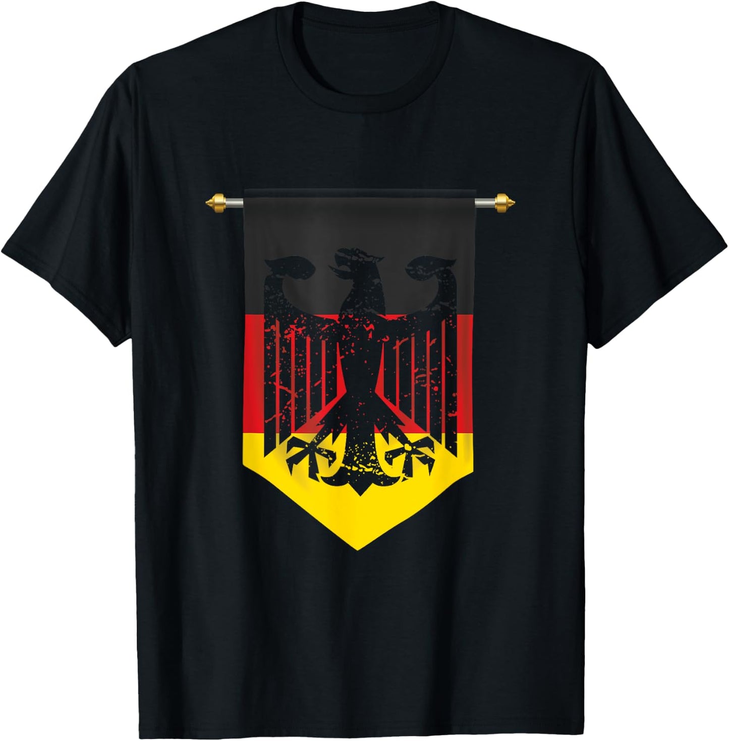 Germany Bird Eagle German GER Deutschland Country Gift T-Shirt - T-Shirt | Black