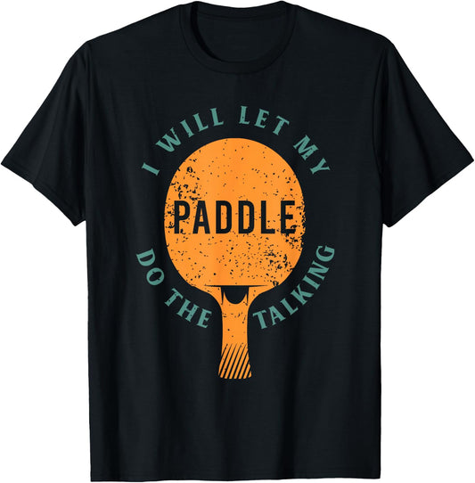 Ping Pong Shirts and Table Tennis Gifts for Ping Pongs T-Shirt - T-Shirt | Black