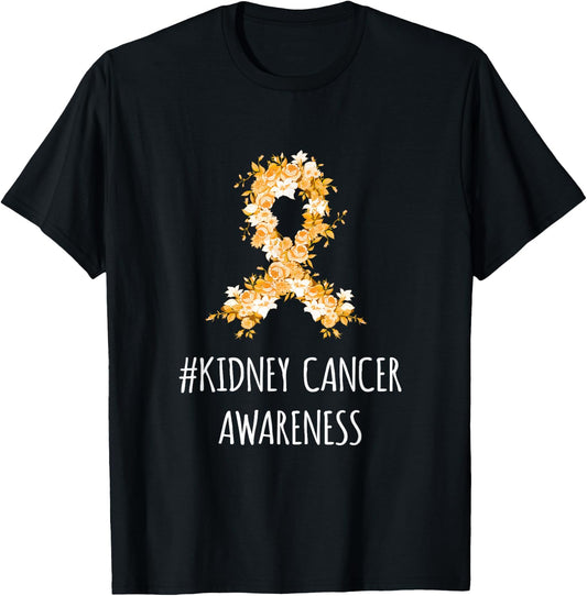 Kidney Cancer Awareness Shirt | Kidney Cancer T-Shirt - T-Shirt | Black