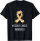 Kidney Cancer Awareness Shirt | Kidney Cancer T-Shirt - T-Shirt | Black