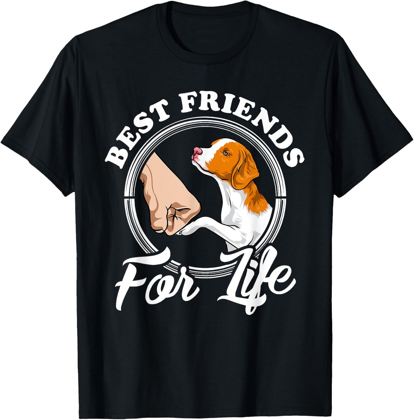 Brittany Spaniel Dog Lover Gifts Brittany Spaniel Lover T-Shirt - T-Shirt | Black