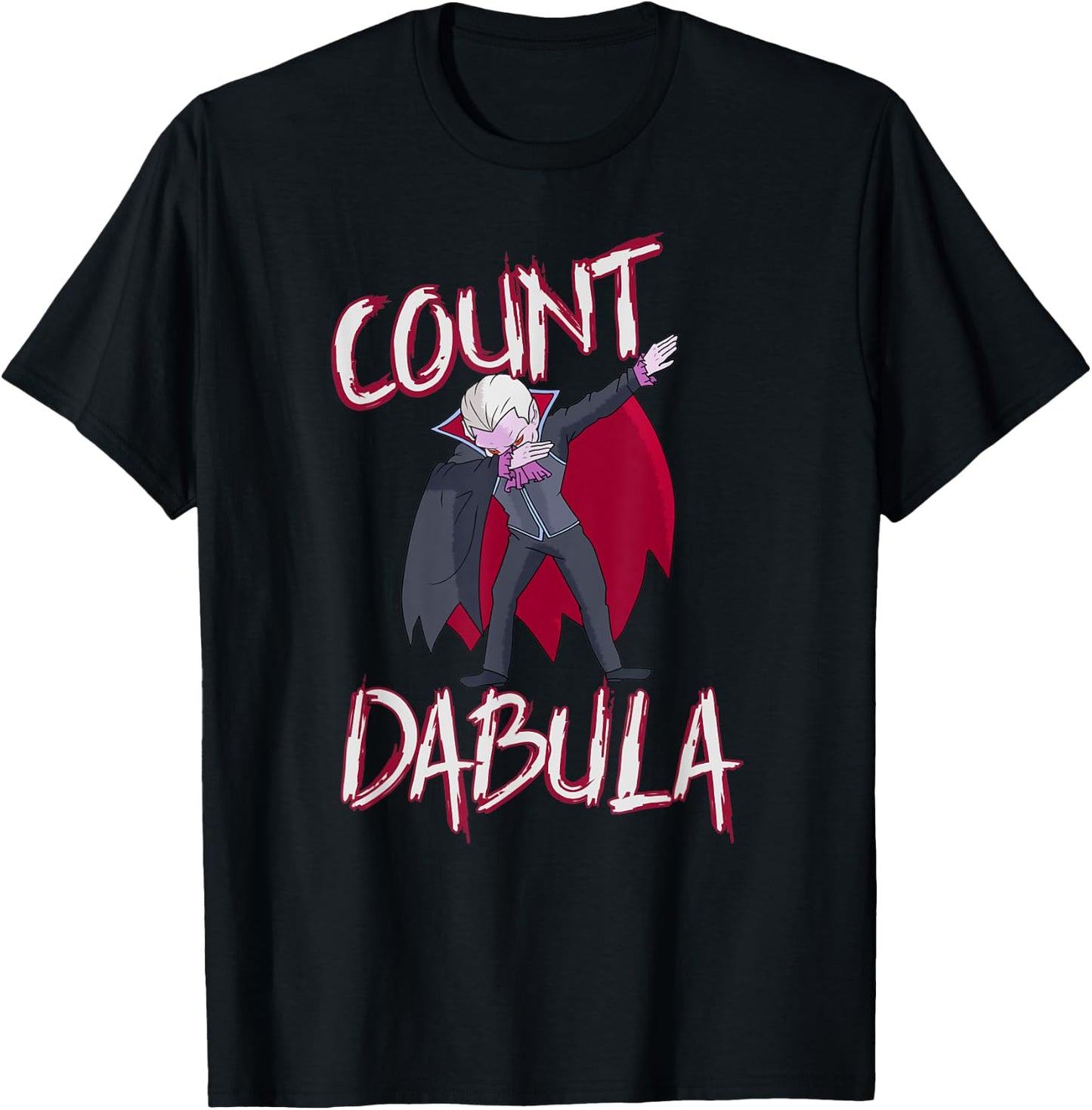 Halloween Dabbing Dracula Count Dabula T-Shirt - T-Shirt | Black