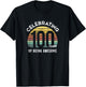 100 Years Birthday Gifts 100th Anniversary Centenary Party T-Shirt - T-Shirt | Black