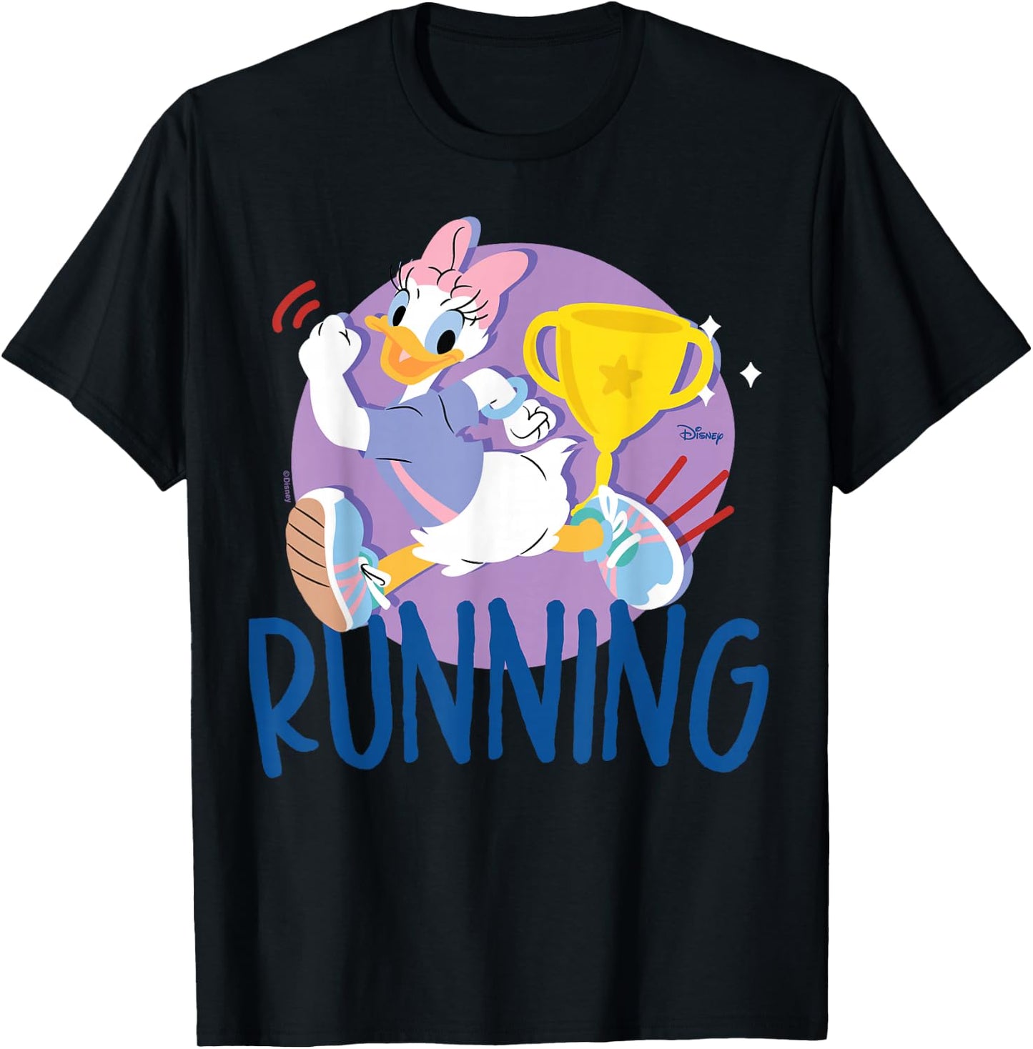 Daisy Duck - Running Trophy Exercise Track And Field T-Shirt - T-Shirt | Black