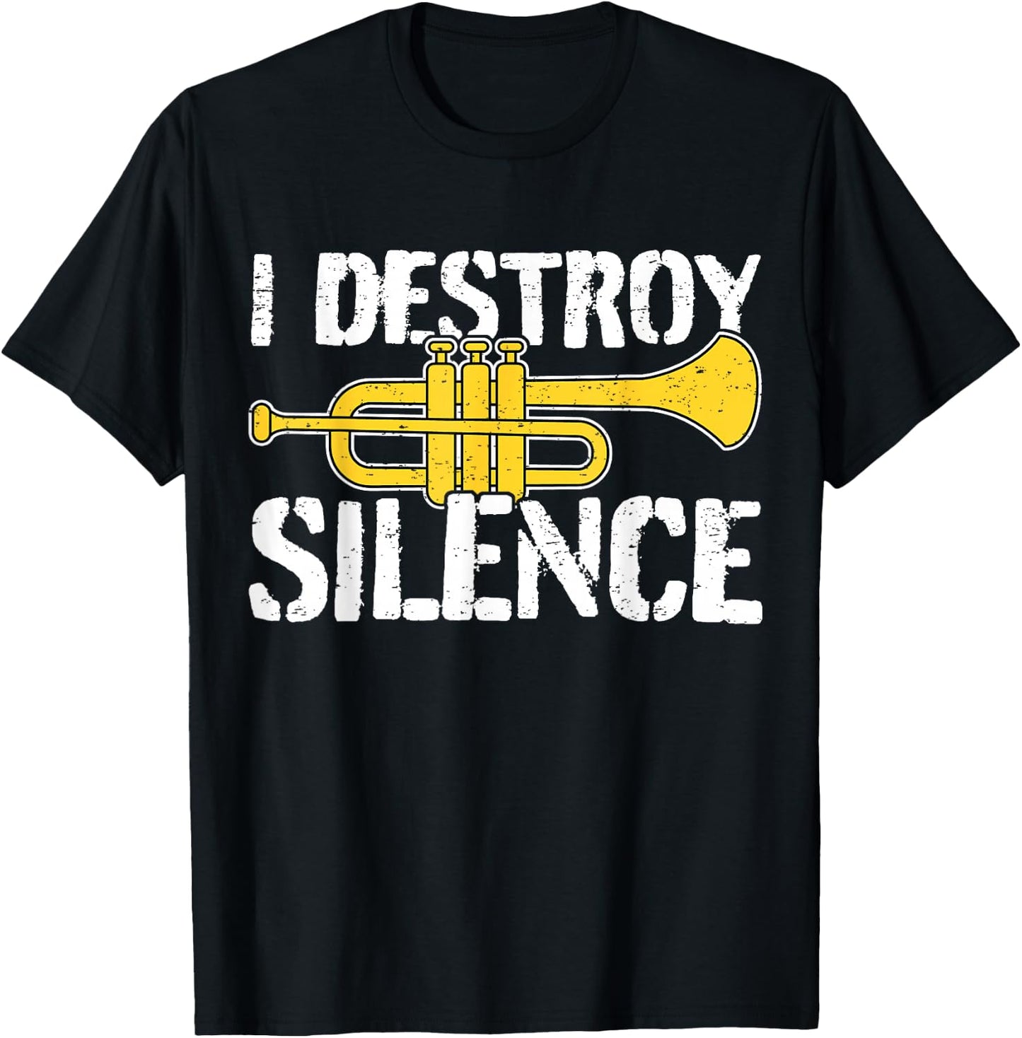 Cool Trumpet Player Quote Graphic Trumpeter T-Shirt - T-Shirt | Black