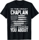 I'm the crazy Chaplain they warned you about it T-Shirt - T-Shirt | Black
