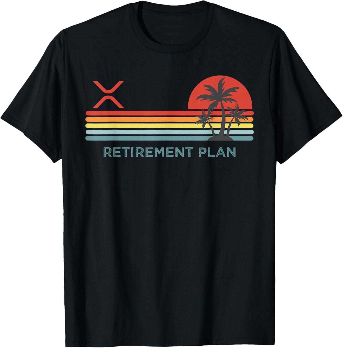 Ripple XRP Crypto Blockchain Digital Currency Altchain T-Shirt - T-Shirt | Black
