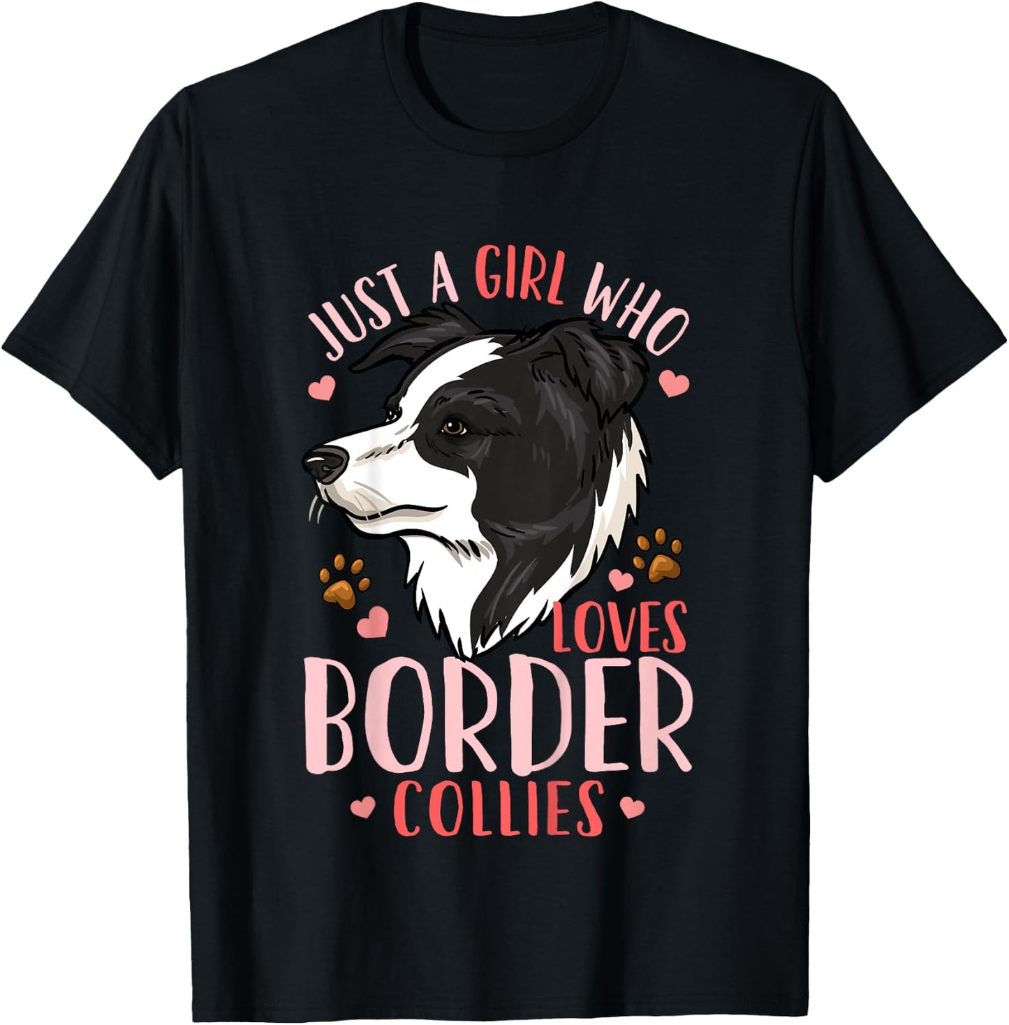 Border Collie Gift T-Shirt - T-Shirt | Black